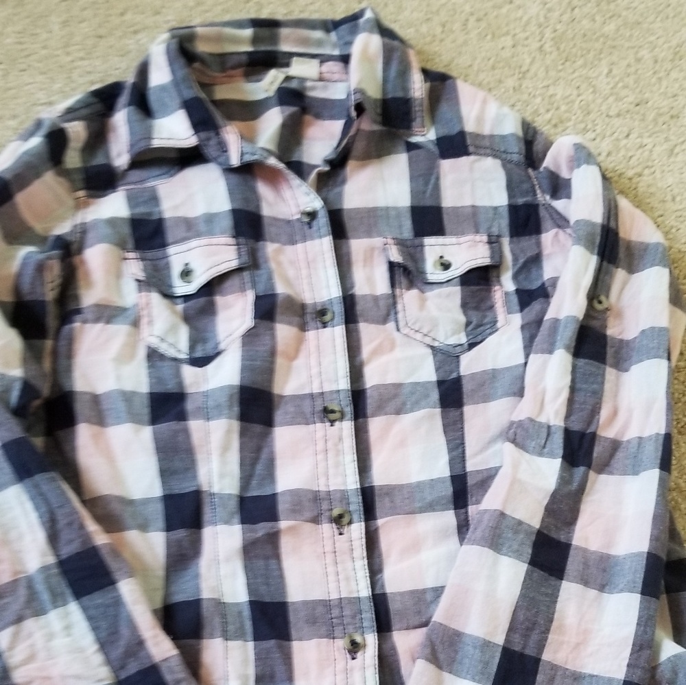 Plaid long sleeve